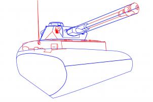 How to draw: Tank 3