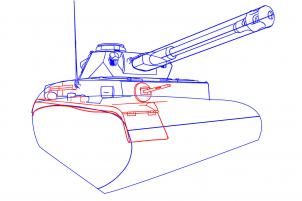 How to draw: Tank 4