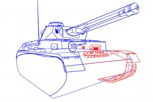 How to draw: Tank 5