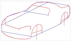 Zeichnen Tutorial: Dodge Viper 2