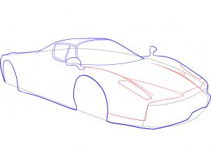 Come disegnare: Ferrari 5