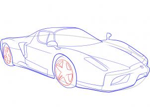 Tutorial de dibujo: Ferrari 8