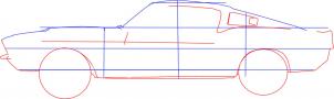 Zeichnen Tutorial: Ford Mustang 3