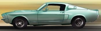 Come disegnare: Ford Mustang 7