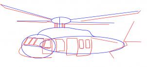 How to draw: Helicopter