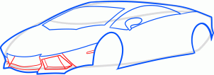 Jak narysować: Lamborghini Aventador