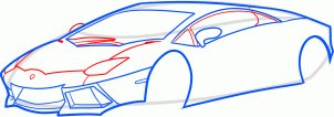 Tutorial de dibujo: Lamborghini Aventador