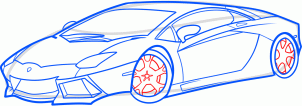Jak narysować: Lamborghini Aventador
