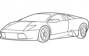 Jak narysować: Lamborghini Murcielago