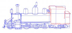 Zeichnen Tutorial: Lokomotive