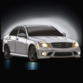 Tutorial de dibujo: Mercedes-Benz