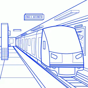 Come disegnare: Metropolitana 15