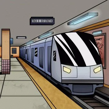 Come disegnare: Metropolitana 18