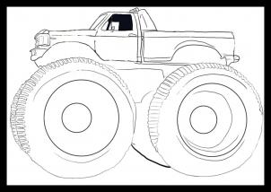 Tutorial de dibujo: Camión monstruo