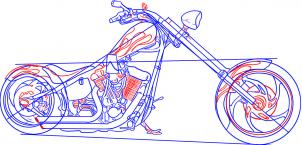 How to draw: Motorcycle