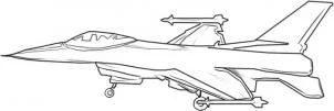Jak narysować: Samolot odrzutowy 4