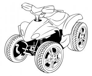 Come disegnare: Quad-bike 7