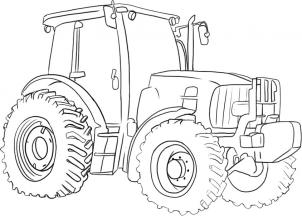 How to draw: Tractor