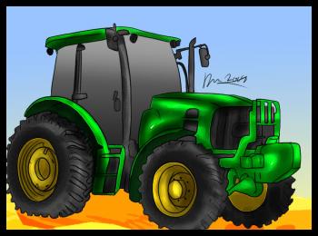 Tutorial de dibujo: Tractor 6