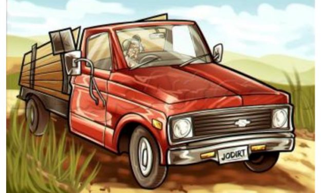 How to draw: Pickup truck