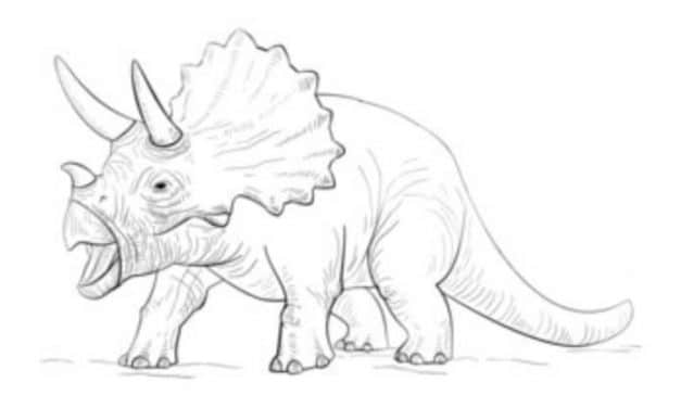 Jak narysować: Triceratops