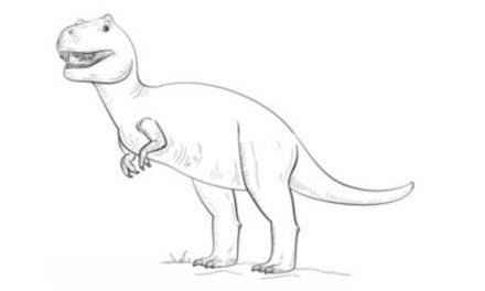Zeichnen Tutorial: Tyrannosaurus