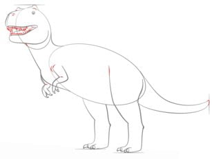 Jak narysować: Tyranozaur
