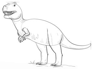 How to draw: Tyrannosaurus