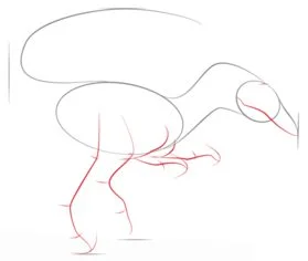 Zeichnen Tutorial: Velociraptor 3