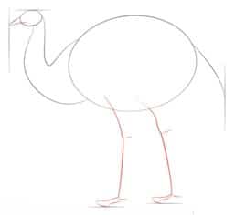 How to draw: Emu 3