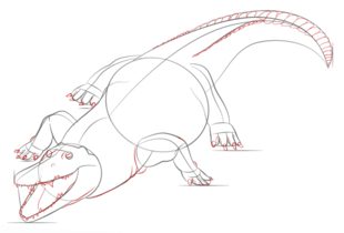 How to draw: Crocodile