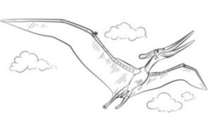 Zeichnen Tutorial: Pteranodon