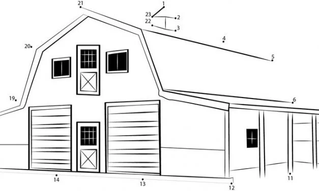 Connect the dots: Barn