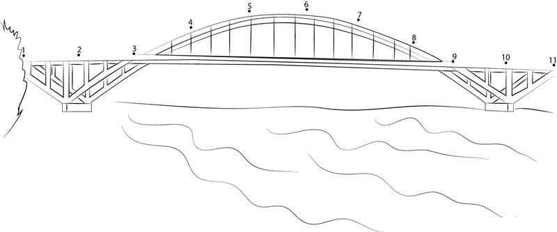 Połącz kropki: Most 10