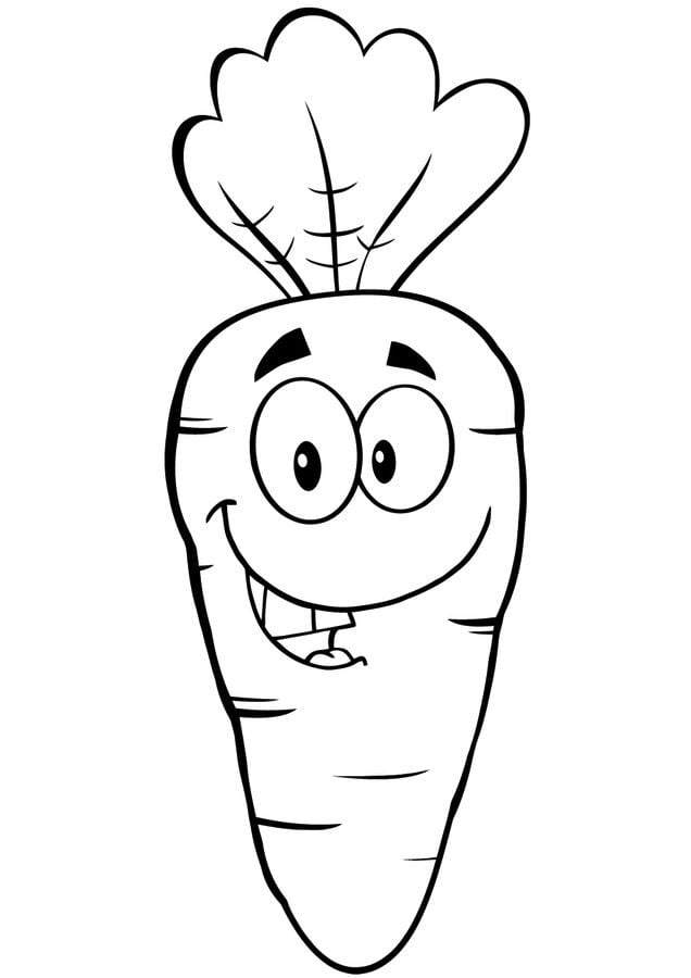Coloring pages: Carrot