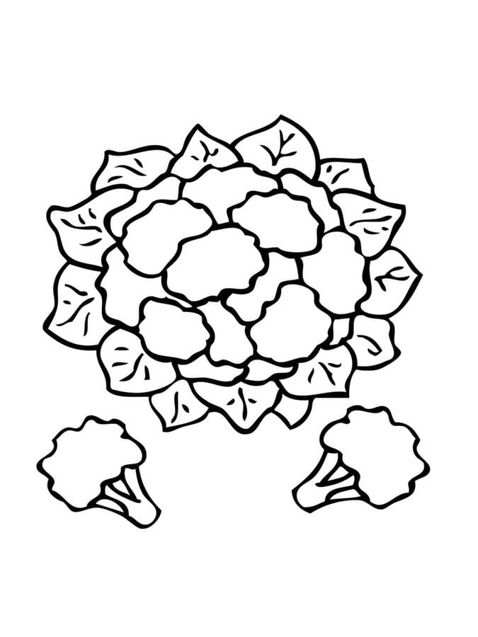 Coloring pages: Cauliflower 2