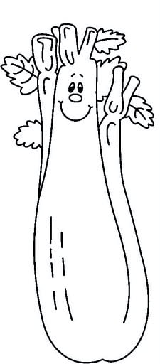 Coloring pages: Celery 1