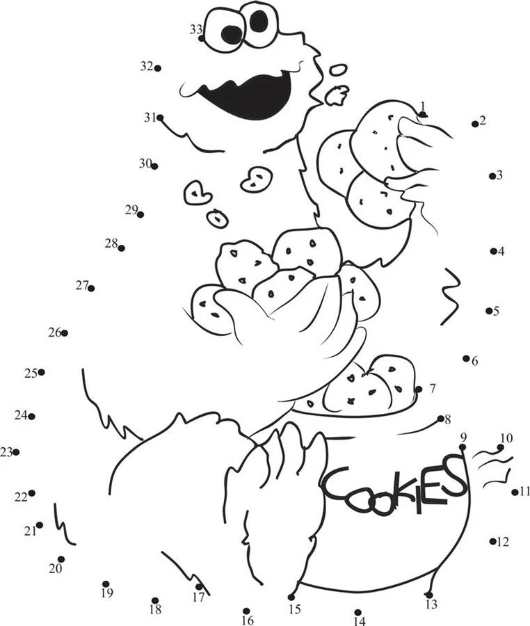 Punkt zu Punkt: Krümelmonster 2