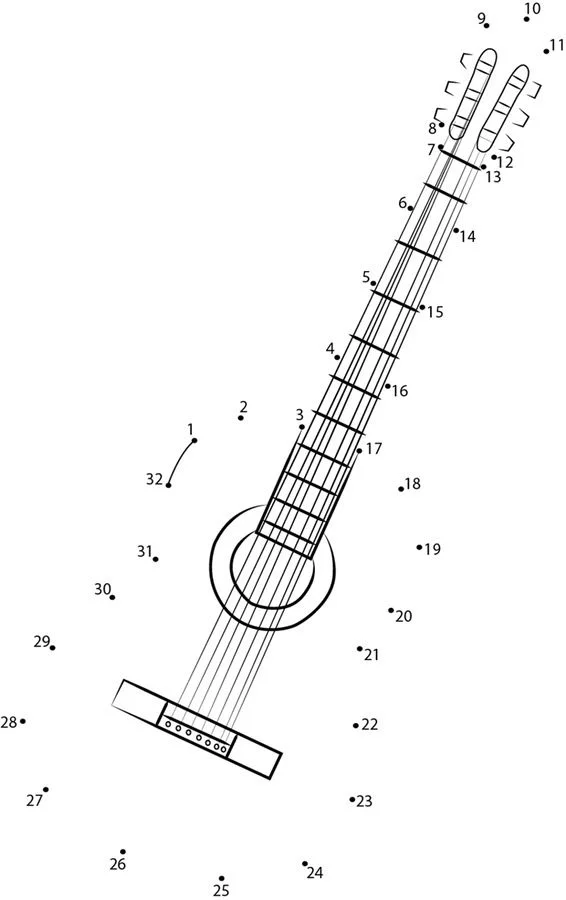 Unisci i puntini: Chitarra 1