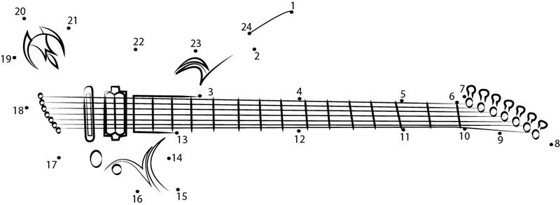 Unisci i puntini: Chitarra 3