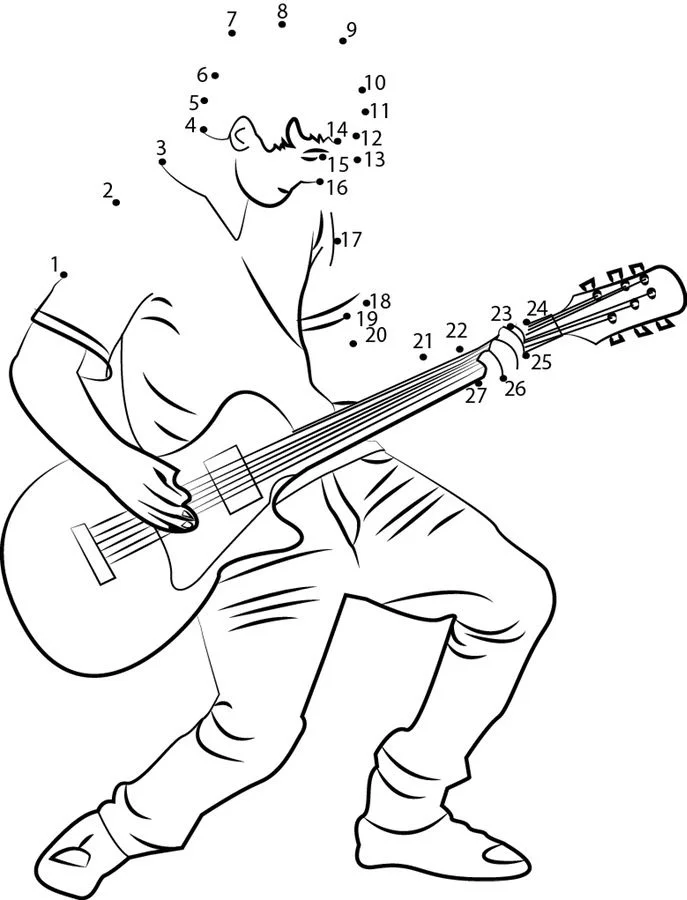 Unisci i puntini: Chitarra 4
