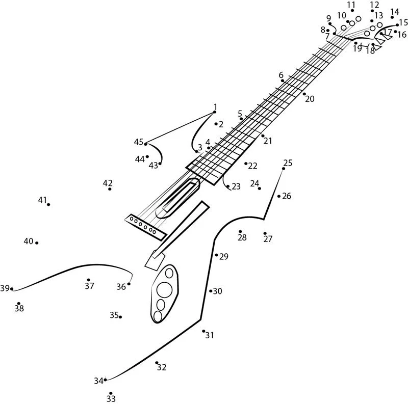 Unisci i puntini: Chitarra 8