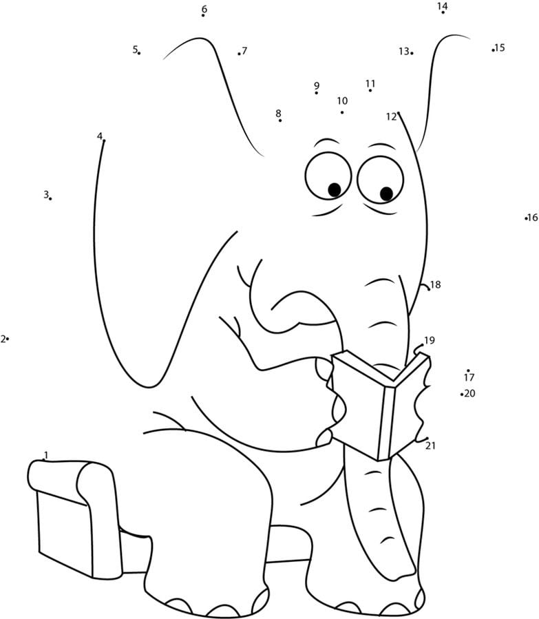 Unir puntos: Dr. Seuss' Horton Hears a Who!
