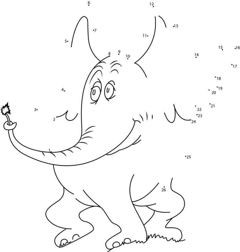 Unir puntos: Dr. Seuss' Horton Hears a Who! 6