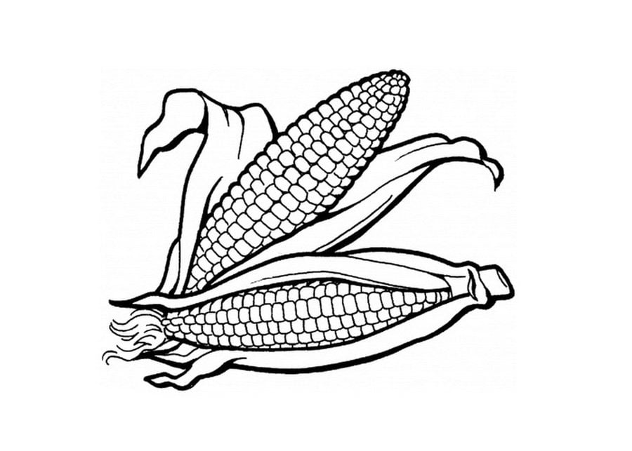 Kolorowanki: Kukurydza
