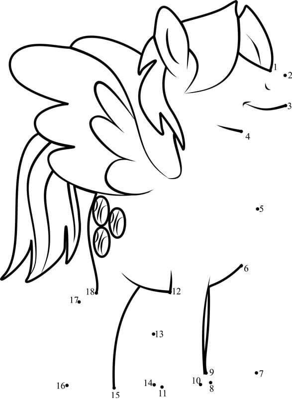 Połącz kropki: My Little Pony 8
