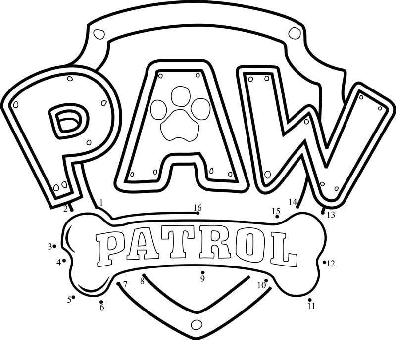 Connect the dots: PAW Patrol 5