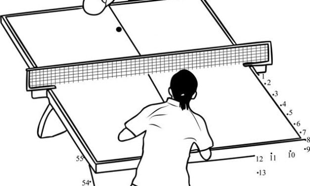 Połącz kropki: Tenis stołowy