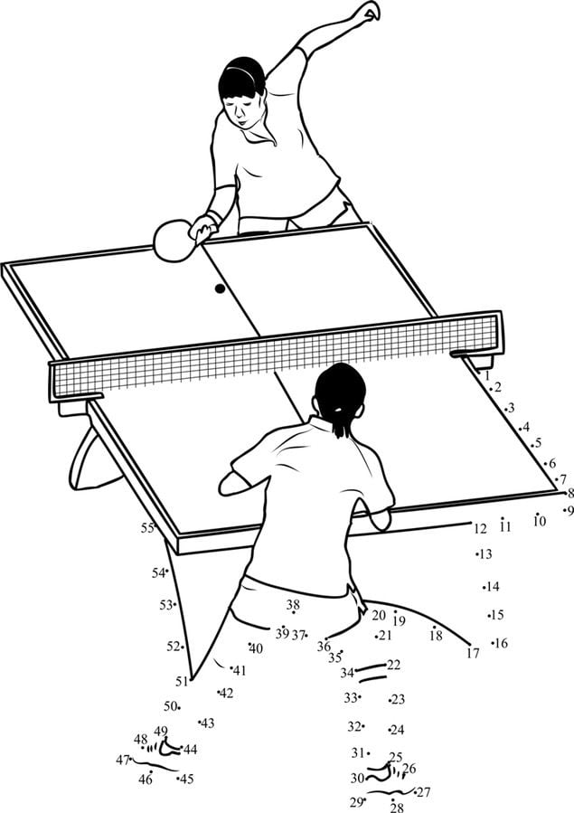 Connect the dots: Table tennis