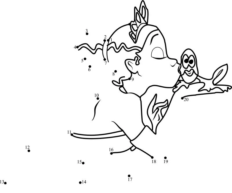 Punkt zu Punkt: Küss den Frosch 7